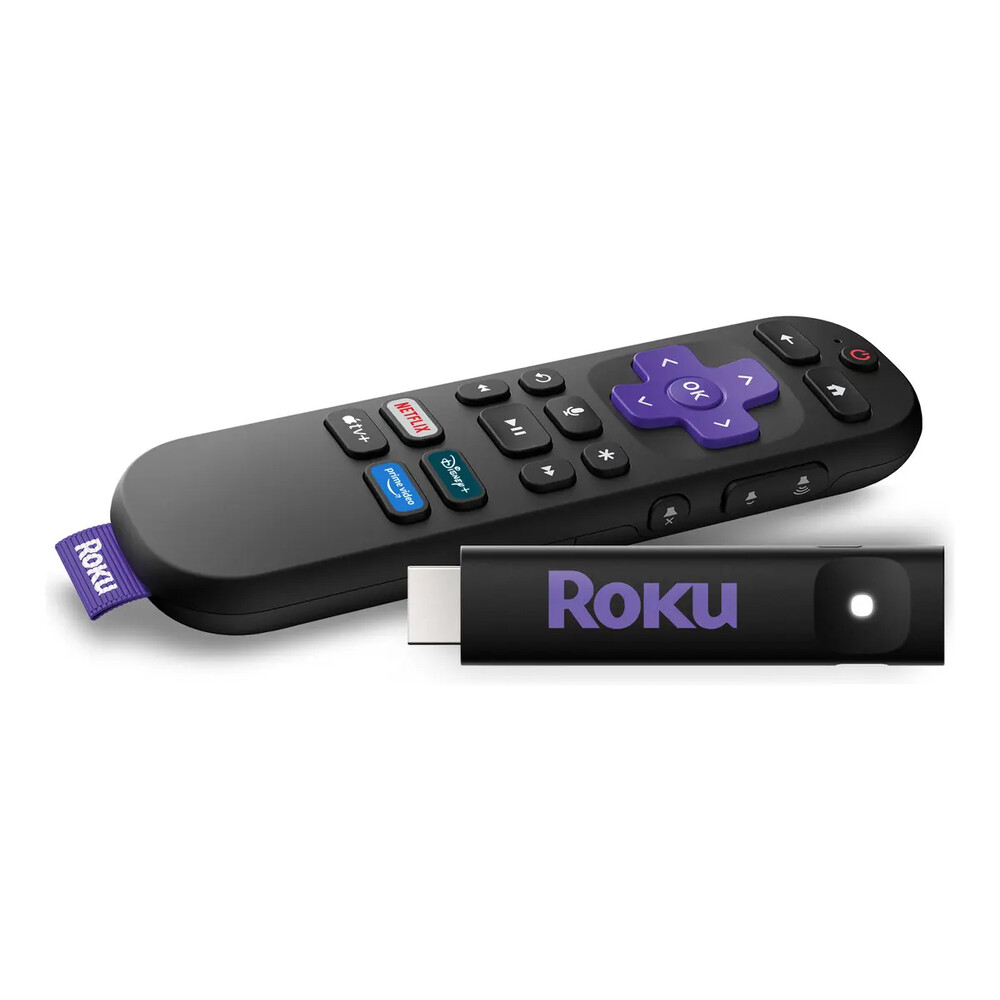 Roku Streaming Stick 2025 Para Tv Hd/fhd Controle Por Voz Preto De Voz 3ª geração 3840BR